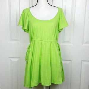 Free People Beach Green Swim Cover